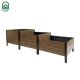 Каскадная высокая грядка KLASIKA Woodlook 225x75 см, серая
