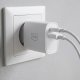 Сетевое зарядное устройство 3Mk Protection FlowPower 25W, USB-C/USB-A, белое