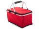 Foldable Thermal Picnic Basket, Red