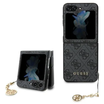 Чехол Guess 4G Charms для Samsung Galaxy Z Flip 5 серый