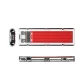 Внешний корпус Orico TCM2-C3 для M.2 NVME SSD на USB-C, красный