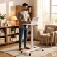 Modernhome mobilais datorgalds ar regulējamu augstumu, balts