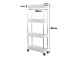 Pārvietojams plaukts uz riteņiem (ratiņi) virtuvei / vannas istabai | Storage Trolley on Wheels