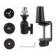 NanoRS RS421 mikrofona statīvs ar 3/8\" un 5/8\" vītni, 1kg, melns
