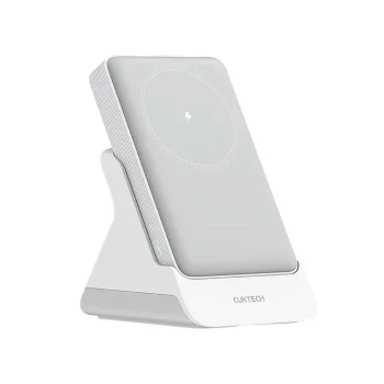 Магнитный внешний аккумулятор Cuktech WPB100N 10000mAh с подставкой, 20W,...