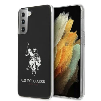 Samsung Galaxy S21 (SM-G991) US Polo Shiny Big Logo Case Cover (USHCS21STPUHRBK), Black | Чехол Кейс...