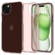 Spigen iPhone 15 Plus Case Crystal Flex, Pink/Transparent