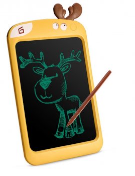 LCD Grafiskā Planšete Zīmēšanai Rakstīšanai 8.5", dzeltenais briedis | |Graphic LCD Tablet