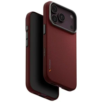 Чехол Uniq Keva EDGE Magclick Charging для iPhone 18 Pro / 17 Pro, красный