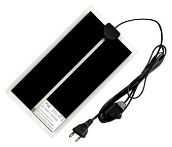 Нагревательный Коврик 7W 15x28 см, Чёрный | Heating Mat Pad