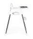 Ecotoys HC-135 2-in-1 Baby High Chair, White
