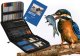 Professional artist sketching and coloring set, 74 pcs, black