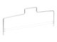 Wire Cake Slicer for Sponge Cakes, 2 Steel Wires, Silver