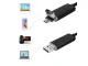 Smartphone Waterproof Borescope Endoscope Inspection Camera - 10m, USB, MicroUSB | Эндоскоп Зонд...