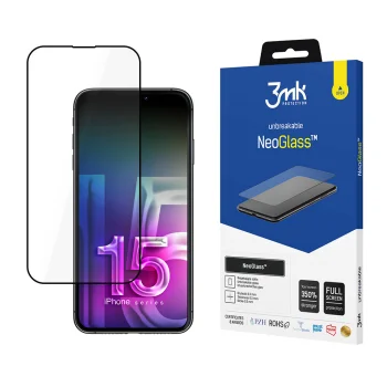 Защитное стекло 3mk NeoGlass для iPhone 15 Plus