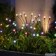 Solārās dārza lampiņas bumbiņas RGB, 2 gab. (katrā 6 LED), 70 cm