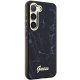 Guess Marble Collection aizsargvāciņš Samsung Galaxy S23+ S916 Melns
