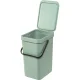 Мусорное ведро Brabantia Sort & Go 12 л, нефритовый зеленый