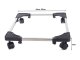 Adjustable Appliance Roller Mobile Base for Mini Fridges and Furniture