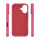 Etteri Silicone Case vāciņš Apple iPhone 16 (6.1\"), Aveņsarkans