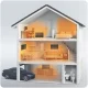 Infrasarkano staru sildītājs Berdsen BD-984, 600 W, Wi-Fi, stikla panelis