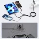 Кабель 3в1 Tech-Protect UltraBoost DNA USB-C / Micro-USB / Lightning 120 см, серый