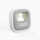 Forever Light PURE FNL-06 AURORA Alarm Clock with LED Night Light, White
