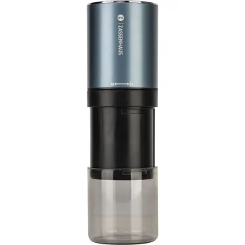 Кофемолка Zassenhaus Mini MASTER USB, серебристый/черный