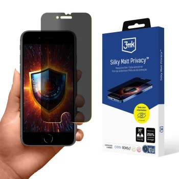 Matēta aizsargplēve 3Mk Silky Matt Privacy Apple iPhone SE 2020