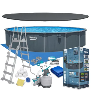 Bestway 561RP paneļu dārza baseins 732 x 132 cm, 13in1