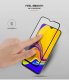 5D aizsargstikls Samsung Galaxy A30 / A50 2019 (SM-A505F), melns pilna pārklājuma (Tempered Glass)