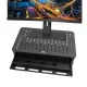 Maclean MC-946 Monitora un klēpjdatora paliktnis ar atvilktni, 13-32\", Melns