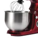 Планетарный миксер WRK1250 chef, 800 Вт, красно-серебристый