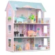 Trīsstāvu koka leļļu māja Ricokids RK-878 | Wooden Dollhouse