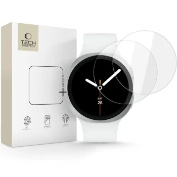 Защитное стекло Tech-Protect Glass Fit+ для Samsung Galaxy Watch 8 40mm, 2 шт., прозрачное