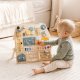 Large Wooden Busy Board for Toddlers ECOTOYS Sensory Educational Activity Toy XL