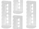 Universāls plastmasas maisiņu organizators, 45x16.5x13.5 cm, balts