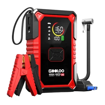Auto startera palaidējs ar kompresoru GOOLOO A5, 4000A, 160 PSI, 74Wh