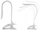 LED lampa, lasīšanas gaisma ar klipsi, Balta | Clip-On LED Reading Light