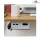 Maclean MC-720 Mini PC stiprinājums NUC / Mac mini, zem galda / VESA, 5kg, melns