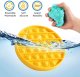 Antistresa Taktīlā Attīstoša Rotaļlieta Spēle Push \"Pop it\" Bubble Fidget, Dzeltens