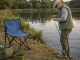 Складное рыболовное и туристическое кресло с чехлом, синее