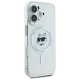 Karl Lagerfeld iPhone 16 vāciņš IML Metal Choupette Head MagSafe, balts