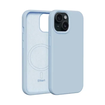 Etteri Silicone Mag vāciņš Apple iPhone 13, gaiši zils