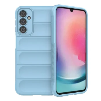 Чехол для Samsung Galaxy A24 4G Hurtel Magic Shield Case, светло-голубой