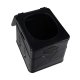 Portable Folding Camping Toilet 20L Travel Potty with Bags, Black