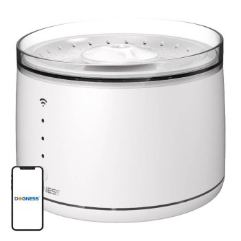 Gudrā dzīvnieku ūdens strūklaka Dogness D07 1.8L (balta)
