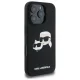 Karl Lagerfeld Silicone Double Heads MagSafe vāciņš iPhone 16 Pro, Melns