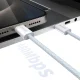 Кабель Dudao L6C USB-C - USB-C PD, 30W, 2м, Светло-синий