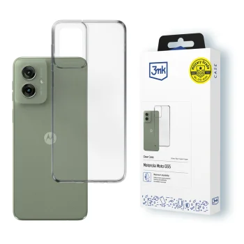 3Mk Protection Clear Case vāciņš Motorola Moto G55 5G, Caurspīdīgs